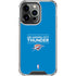 NBA Oklahoma City Thunder Standard - Blue iPhone 16 Pro Clear Case
